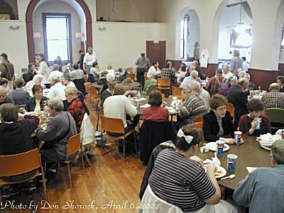 Eating at Turner Hall