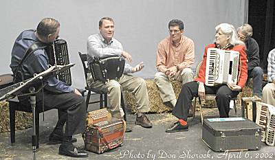 Accordion workshop in Thespian Hall