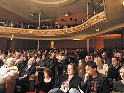 Saturday night audience